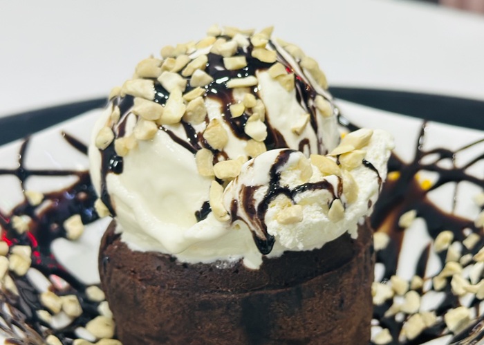The North Choco Lava Cake with Ice Cream
